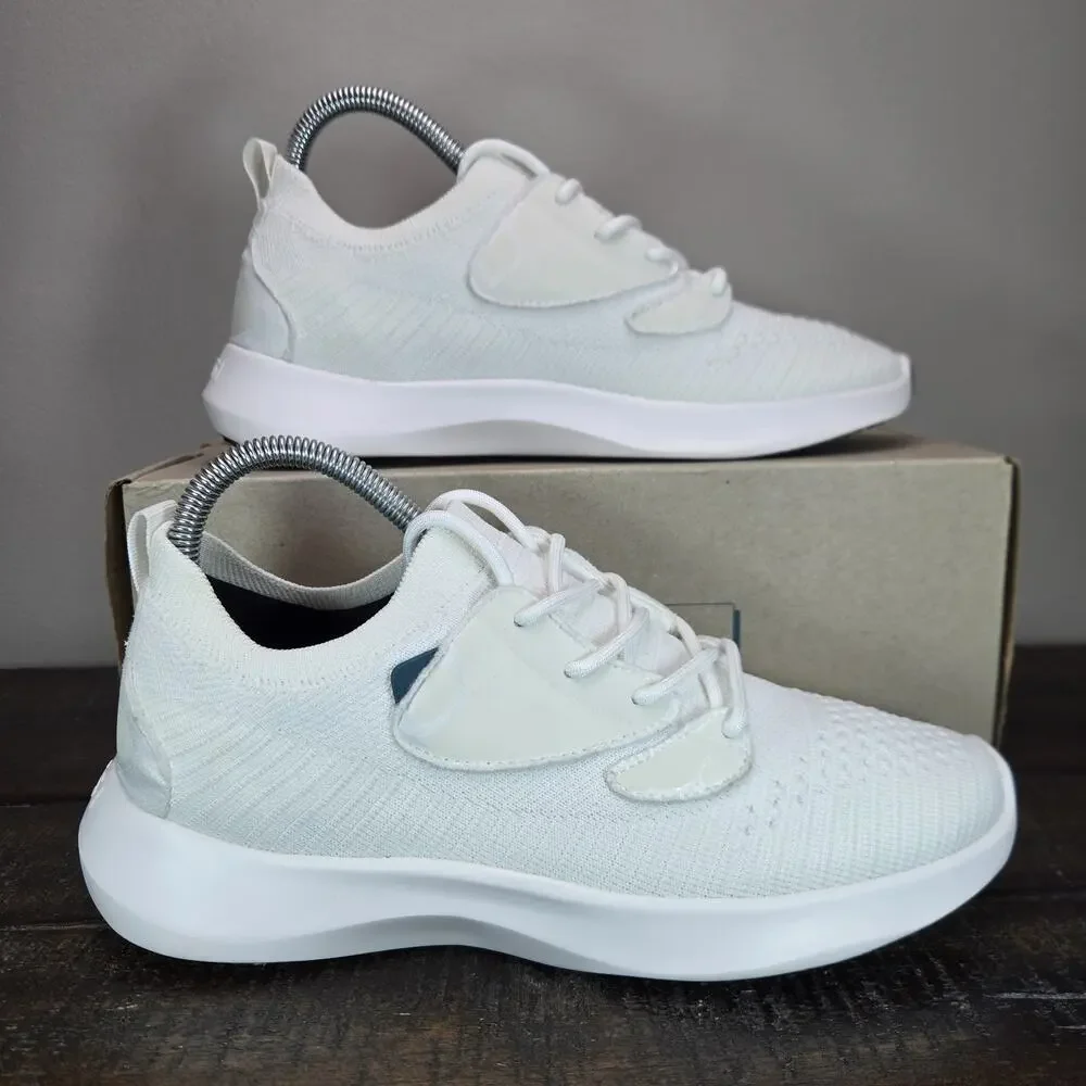 Vessi Everyday Move Lace Up Womens Size 7 Waterproof Shoes Sneakers Polar White